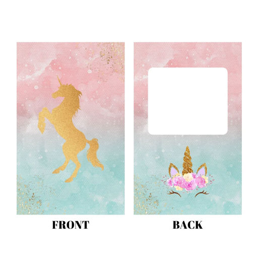 Picture of LUGGAGE TAG (MDF WOOD) UNICORN